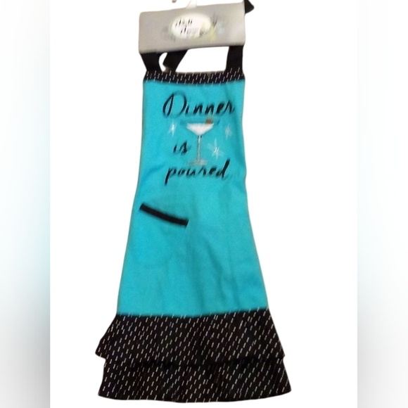 Adult Aprons -Cooking Aprons 30 X 30 Made In India W/100% Cotton, Embroidered... - Picture 9 of 12